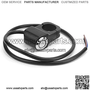 22mm Motorcycle Handlebar Switch, 7/8in Universal LED Fog Light Headlight Kill Switches Handlebars ON/Off Controls Fit for ATV UTV Motorcycles(Blue Light)