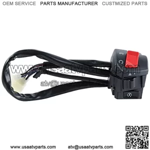 ATV Scooter Handlebar Left Turn Signal Switch Control Compatible with Honda CB 400 1300 VTEC