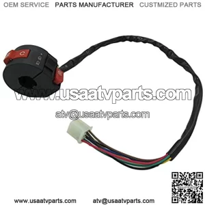 7 Wire Left Handlebar Switch Button Housing for 50 70 90 110 125cc ATV Quad