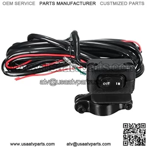 Winch Rocker Switch Handlebar Control Line ATV/UTV Accessories