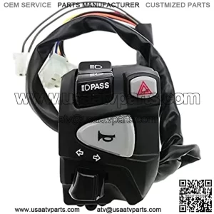 7/8" 22mm Motorcycle Handlebar Control Switch Headlight Turn Signal Horn Switch