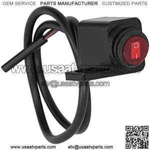 for Motorcycle ATV with 0.4in Mounting Hole(Right Side) Handlebar Switch Headlight Fog Lamp On Off Button Motorcycle Switch Motorcycle Control Switch Motorcycle Kill Stop Switch Headlight Switch Hand