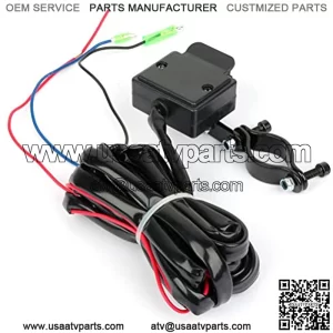 Waterproof Black ATV/UTV 3M Winch Rocker Switch Handlebar Control Line Durable 3 Meters