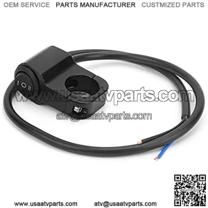 Motorcycle Switch,Motorcycle Modification Universal Switch Handlebar LED Indicator Light Handlebar Light Control Indicator for 12V Motorcycle ATV UTV 7/8in 22mm