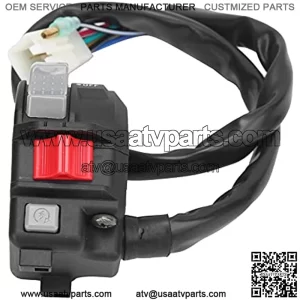 Handlebar Switch Motorcycle Handlebar On Off Button Run Start Stop Headlight Control ATV Accessory Replacement for Wolverine/Warrior 350