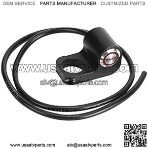 Motorcycle Switch, Stainless Handlebar Waterproof Control Polarity Protection with Stainless Steel Sports Motorcycle fit for Motorcycle Atvs