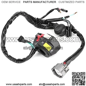 Motorcycle Handlebar Switch, Waterproof Universal Motorbike Handlebar Switch Left Horn Light Switch Control 35200 HB9 020 Fit for ATV TRX250R 1986 1989