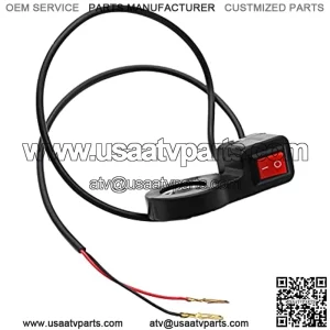 7/8" Handlebar Headlight ON-Off Kill Switch Electric Bike Motorcycle Motorbike Ebike ATV Head Light
