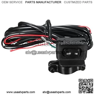 Prettyia Line Winch Control Switch Mounted Handlebar Motorcycle ATV