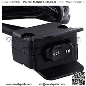 New Motorcycle ATV/UTV 3 Meters Winch Rocker Switch Handlebar Control Line Kits 12V Full Sealed Switch Connector Supplie