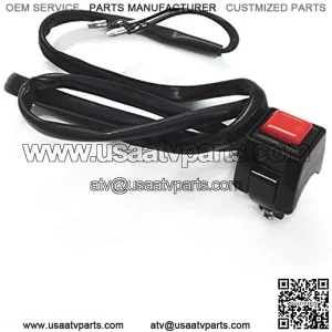 7/8 Inches Handlebar Kill Cut Off Stop Switch Push Button For Universal Motorcycles ATVs Scooters Snowmobiles [P/N: XH1700D]