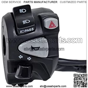 7/8" 22mm Motorcycle Handlebar Control Switches Headlight Turn Signal Switch Button with Wiring Harness Fit for MSX SF 125