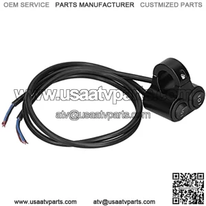 Handlebar Control Button, Switch Replaces Motorcycle Headlight Switch Motorcycle Light Button Switch Starter Ignition Key for Electric Bicycle for Atvs Utvs