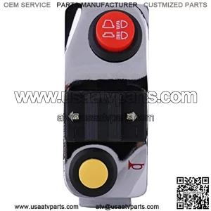 Handlebar Switch 7/8", Handlebar Mount Switches with Horn Turn Signal High Low Beam Control for Motorbikes Electric Bike Motorcycle (2#)