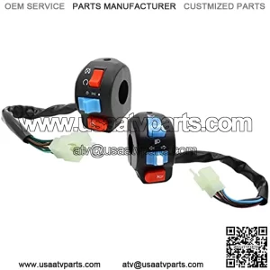 Handlebar Control Switches Horn Button Turn Signal Headlight Start Switch Fit for Chinese Scooter GY6 4 Stroke TAOTAO JCL ZNEN BMS (Color : 1SET)