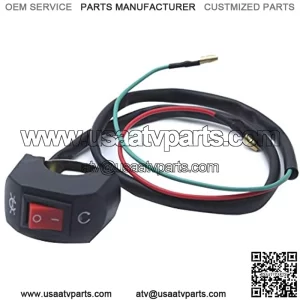 Universal Motorcycle Handlebar ON/Off Switch for Headlight Fog Signal Lamp Control