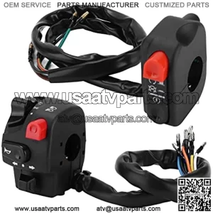 Handlebar Controller Switch, Handlebar Kill Switch 22mm for Motorcross for Motorbike for ATV