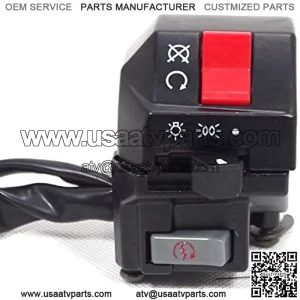 Replacement Part for Multi Function Control Universal Motocross ATV Off-Road Dirt Pit Bike Scooter Motorbike Switch Motorcycle Handlebar Switches - (Color: Right)