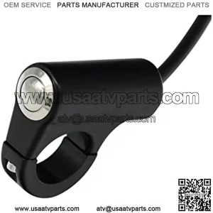 78 Motorcycle Switches 22mm Handlebar Aluminium Alloy Switch with Self-Return Button Horn Turn Signal Control Buttons