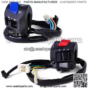 Handlebar Horn Turn Signal Switch + Headlight Ignition Switch Control Fit for Motorcycle