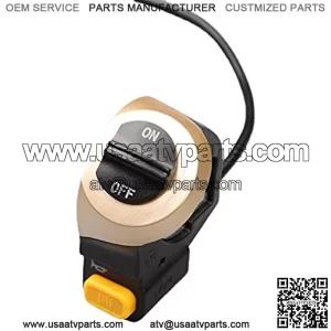 Far and Near Light Horn Turn Signal, 2 in 1 Scooter Mountain Bike Light Horn, Electric Motorcycle Fog lamp/Driving Light Switch, General Handlebar Switch, Scooter Electric Headlight Switch