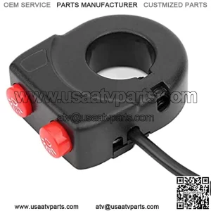 Handlebar Light Button Universal Motorcycle Handlebar Headlight Switch Fog Light On/Off Lamp Control Button 22mm Hole Motorcycle Parts