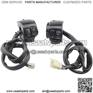 Handlebar Switches Motorcycle Universal 25mm 1' Handlebar Switch Control Horn Headlight Turn Singal Light On/Off Switch For Harley Sporster Dyna Motorcycle Switche
