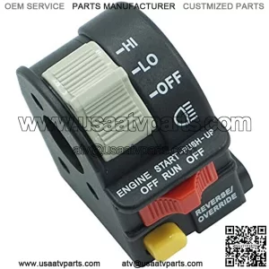 for Polaris Part Number 4010262 - Switch-Handlebar,H/L/O,REV/OR for Polaris ATV/Motorcycle/Snowmobile/Or Watercraft Cycling Retail