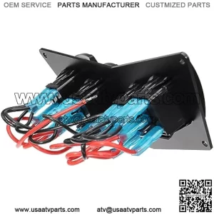 12-24V Dash Panel 4 Rocker Switch for ATV UTV Polaris Ranger RZR XP 900 800 570