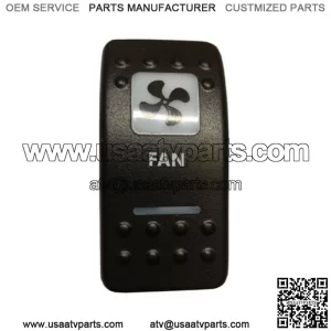 FAN (AMBER ORANGE) Can-Am Style Rocker Switch Maverick Commander X3