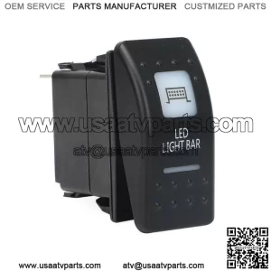 LED Light Bar Switch For Polaris Ranger RZR 800,1000 Can-Am Maverick Commander