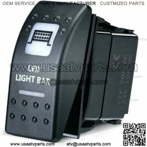 LED Light Bar Switch 12V ON-OFF Fit For Can Am Maverick X3 Commander Defender