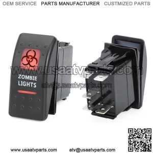 ZOMBIE LIGHTS SWITCH AMBER ORANGE LIGHT FOR CAN-AM MAVERICK X3 COMMANDER ROCKER