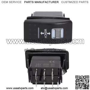 WINCH SWITCH ORANGE LIGHT ROCKER For CAN-AM COMMANDER MAVERICK X3 DEFENDER