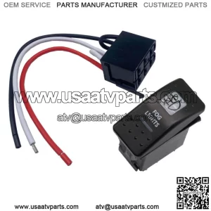 Fog Lights Switch Rocker + Harness For Can AM Maverick X3 Commander Defender