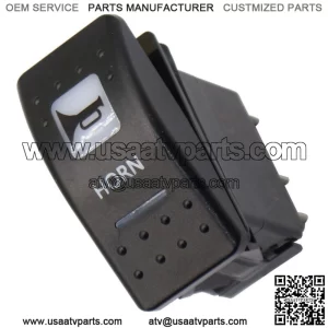 1x Horn Switch Rocker Amber Light Fit CAN-AM COMMANDER MAVERICK X3 DEFENDER QR