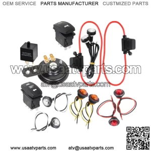 For SXS ATV UTV Rocker Switch Turn Signal Street Legal Led Reverse Kit New (For: More than one vehicle)