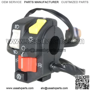 Handlebar Switch Start Stop Headlight For 2000-05 Honda Rancher 350 TRX350FM/TM