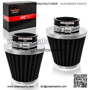 AR2-F01 38/39/40mm Air Filter Intake Cleaner Replacement for 50cc 90cc 110cc 125cc 150cc 200cc GY6 Motorcycle ATV Scooter Quad Go Kart Moped Pit Dirt Racing Bike Yamaha Suzuki Baja TaoTao