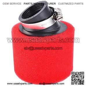 38mm Bent Angled Foam Air Filter Pod Replacement for ATV PIT Quad Dirt Bike Buggy