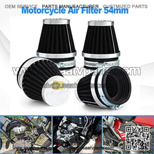 OXMART Motorcycle Air Filter 4pcs Universal Air Pod Filters for Honda Yamaha Suzuki Kawasaki ATV Scooter (54mm)
