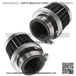 2Pcs 1.1'' 28mm Air Filter for ATV Pit Dirt Bike Motorcycle