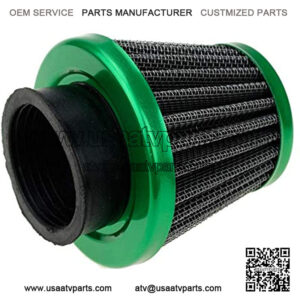 ATV 35mm Air Filter for 50cc 70cc 80cc 90cc 110cc 125cc Taotao Sunl Baja Roketa Honda CRF Dune Buggy Four Wheeler Quad Dirt Pit Bike Parts Green