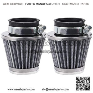 2 pcs 42mm Air Filter for GY6 125cc 150cc 250cc Motorcycle Scooter Moped Atv Dirt Bike