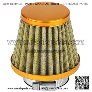 38mm Air Filter Intake Induction Kit for Off-road Motorcycle ATV Quad Dirt Pit Bike (Gold),5% coupon applied at checkout,with coupon