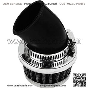 Inlet 33m-35mm 45 Air Filter Cleaner Fit for Honda CT90 CT110 CT125 CT70 ATC70 SL70 XL70 CL70 C70 ATC90 ATC110 ATC125 ST90 SL90 CL90 CM91 TRX90 TRX70 TRX125 50cc 110cc 125cc ATV PIT DIRT BIKE