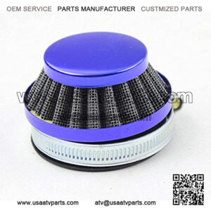 58mm Blue Air Filter For Gas Motorized Bicycle Mini ATV Dirt Pocket Bikes