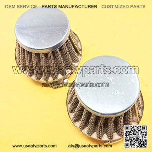 2pcs 50mm Air Filter 125cc-250cc ATV Go Kart Moped Scooter Motorcycle Dirt Bike