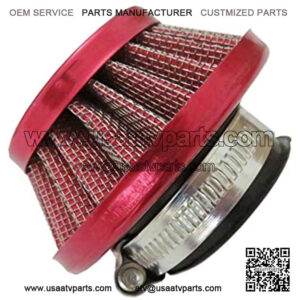 35mm Red Air Filter Cleaner Element for 50cc 70cc 90cc 110cc 125cc ATV Dirt Bike Go Kart Pit Bike 4 Wheeler Quad Dune Buggy