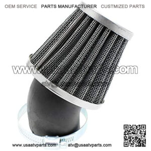 38mm 39mm 40mm 1.5inch Air Filter Cleaner 45 Degree Angled for 50cc 70cc 90cc 110cc 125cc 150cc 200cc Motorcycle ATV Quad Scooter Gokart Moped Chopper Pit Dirt Pocket Mini Super Bike GY6 1.5in